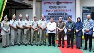 Bupati Amril Mukminin dukung Upaya BPN Bengkalis Membangun Zona Integritas