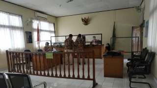 SIDANG PERKARA PERDATA  NO. 46  MEMASUKI BABAK PEMBUKTIAN YANG NANTINYA AKAN DILANJUT DENGAN PEMERIKSAAN SETEMPAT