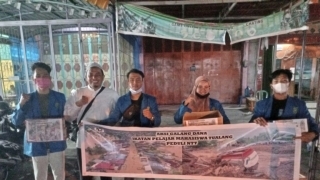 Banjir bandang dan longsor melanda NTT, Himpunan Mahasiswa Tualang menjalankan kampanye penggalangan dana di Perawang