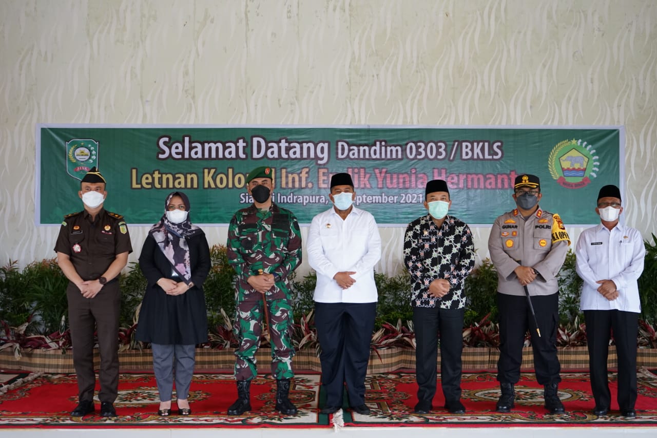 Bupati Alfedri Terima Kunjugan Kerja Dandim 0303 Bengkalis