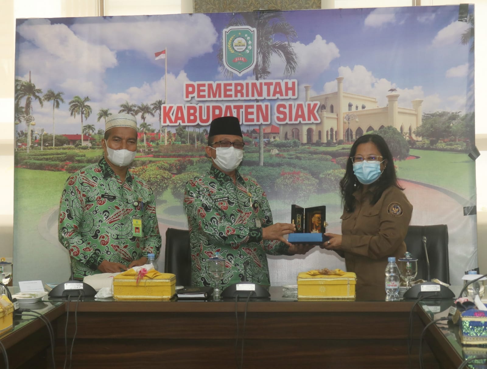 Sekretaris Daerah Kabupaten Siak Menyambut Kehadiran Rombongan dari Sekolah Tinggi Pariwisata (STP) Bandung