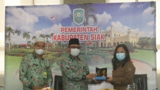 Sekretaris Daerah Kabupaten Siak Menyambut Kehadiran Rombongan dari Sekolah Tinggi Pariwisata (STP) Bandung