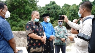 Progres Infrastruktur Kota Kembar Siak-Mempura di Mulai