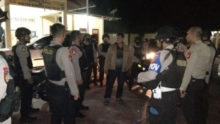 Kapolres Kampar Kirim Tim TEMBAK Patroli Ke Kampar Kiri Hilir  Antisipasi Tindak Kejahatan