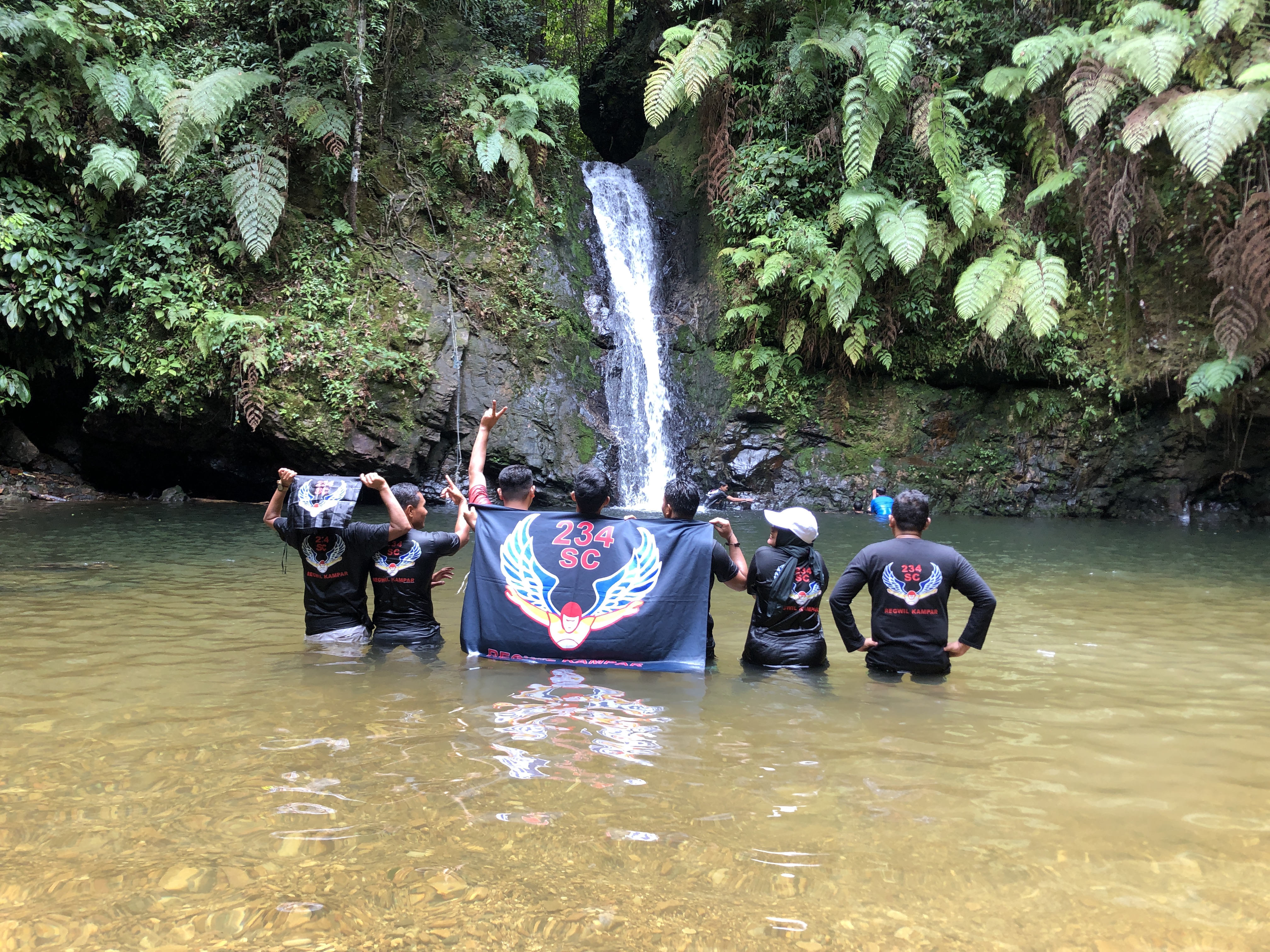 234 SC Regwil Kampar Perkenalkan Keindahan Sungai Subayang  dan Air Terjun Batu Dinding Melalui Camping dan Hiking Silahturahmi Akbar Se-Provinsi Riau