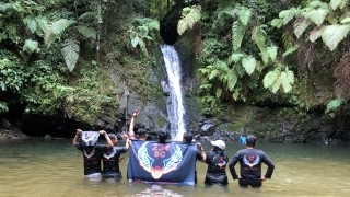 234 SC Regwil Kampar Perkenalkan Keindahan Sungai Subayang  dan Air Terjun Batu Dinding Melalui Camping dan Hiking Silahturahmi Akbar Se-Provinsi Riau