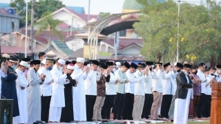 Gandeng PHBI, Polda Riau Gelar Sholat Idul Adha 1443 Hijriah Bersama Masyarakat, 207 Hewan Qurban Didistribusikan.