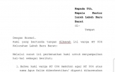 Lurah Labuh Baru Barat Diduga Kecolongan Langgar Perwako Angkat Ketua RT 04 yang Tak Bisa Baca Tulis dan Tak lulus SD.