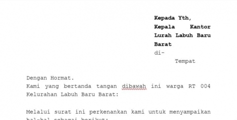 Lurah Labuh Baru Barat Diduga Kecolongan Langgar Perwako Angkat Ketua RT 04 yang Tak Bisa Baca Tulis dan Tak lulus SD.